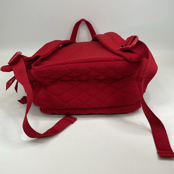 Vera Bradey Essential Compact Backpack NWOT Tango Red - Picture 5 of 7